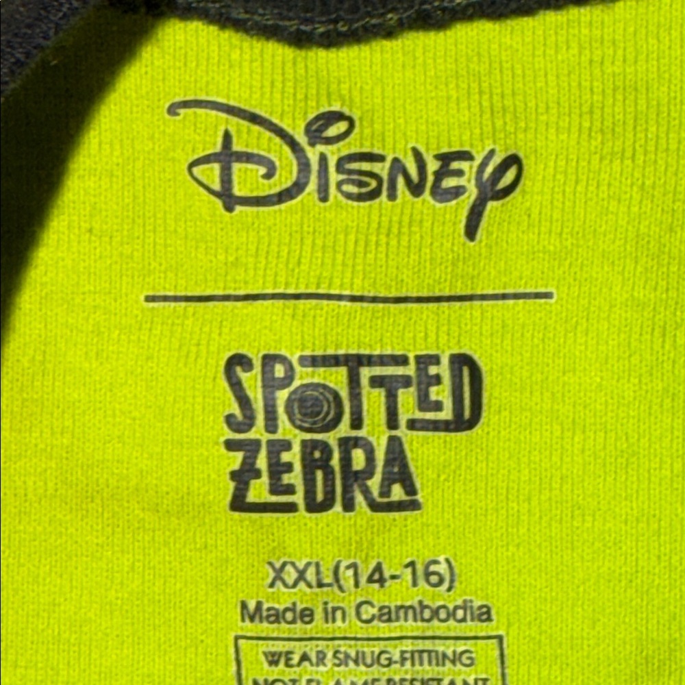 Disney Goofy 'Creepin' It Real' Lime & Gray Kids Pajama Set - Picture 4 of 4